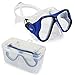 aegend Dive Mask Only Adult Diving Dive Mask Tempered Glass Lenses for Safety Anti Fog UV Protection Swim Mask with Free Protection Case