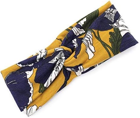 KAVYA Wide Headbands for Women's Hair Headband Soft Head Bands Adult Women Hairband Turban Flower Cotton Head band Everyday Yoga Sport Fitness - Image 4