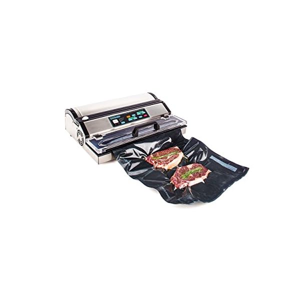 11-x-195-Clear-Black-Vacuum-Sealer-Rolls-SNS100-Food-Storage-Saver-Heavy-Duty-Bags-Sous-Vide