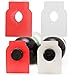 200 Count Wine Bottle Tags Wine Cellar Labels for Wine Racks and Cellars (Red(White), PVC)