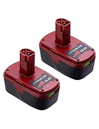 Powerextra - Batería de repuesto para Craftsman C3 XCP 130211004 11045 315.115410 315.11485 (2 unidades, 19.2 V, 5.0 Ah)