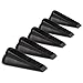 Door Stop | 5 Pack | Flexible Black Rubber Door Stopper Easily Wedges Door Gaps up to 1.2 Inches | Baltic Living® Doorstop