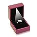 Geff House Engagement Jewelry Ring Box with LED Light