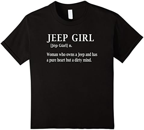 Kids Jeep Girl Funny Shirt For Woman 4 Black