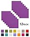 COTTON CRAFT Classic Cotton All Year Luncheon Dinner Napkins - Mitered Corners - Set of 12 - Pure Cotton - Use Every Day - Reusable Cloth Paperless Washable Oversized - 20 inch x 20 inch-Grape