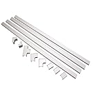 Legrand - Wiremold CMK50 Cord Mate II Kit- Raceways Cord Management Kit to Hide Cables, Cords, or Wires- 4 Channels, White