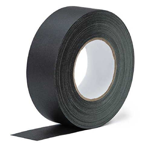 New: Professional Grade Gaffers Tape (Black) 2inch×45yards 11mils Thickness for pro Photography, Filming Backdrop, Production Equipment, Easy to Tear Non-Reflective and Leaves No Sticky Residue.