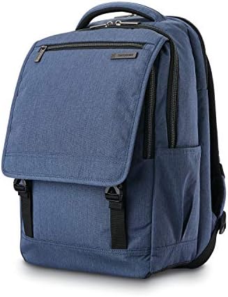 blue laptop backpack