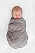 Cute New York Premium Cotton Muslin Swaddle Blankets for New Born Boys Girls (Grey) , 47x47 Inch (Pack of 1)