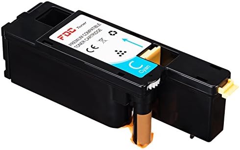 FDC Toner Compatible  Phaser 6020, 6022 WorkCentre 6025, 6027, 6028 Printers' Toner Cartridges 1 Pack Replacement for 106R02756 Cyan
