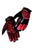 Caiman MAG, Synthetic Leather Palm Multi-Activity Gloves, AirMesh Back, Rhino-Tex, Pinch'd Tip,Neoprene Knuckles, Red/Black, Large (2951-5)