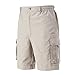 A.WAVE Men's Multi-Pockets Drawstring Elastic Waist Cargo Shorts Relaxed fit 11 inch Inseam Below Knee Quick Dry