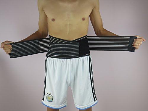 Waist Brace, Waist Support, Waist Trimmer, Waist Wraps, Waist Belt for Relieving Low Back Pain with Dual Adjustable and Permeable Straps by RelComfo