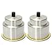 Marinebaby 2PCS Stainless Steel Cup Drink Holder with Drain Marine Boat Rv Camper