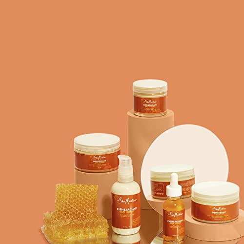 SHEAMOISTURE EVEN AND RADIANT FACE CLEANSER FOR UNEVEN SKIN TONE AND DARK SPOTS 3-IN-1 CLEANSING BALM WITH RAW HONEY 3.2 OZ