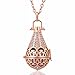 EUDORA Harmony Bola CZ Vintage Angel Chime Caller Pendant 16mm Prayer Bell 30 Inches Necklace Chime