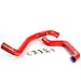Silicone Radiator Coolant Hose Kit Clamps For 1991-1999 Mitsubishi 3000GT / 1991-1996 Dodge Stealth 2PCS Red