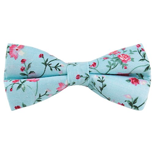 Levao Men's Cotton Floral Printing Bow Tie Mix 4-3 140,143,145,147