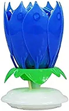 Happy Birthday Candle Music Candle (blue)