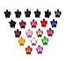 Fireboomoon 40 Pcs Girls Flower Shaped Mini Hair Claws Hair Bangs Hair Pin For Little Girls Mix Colored
