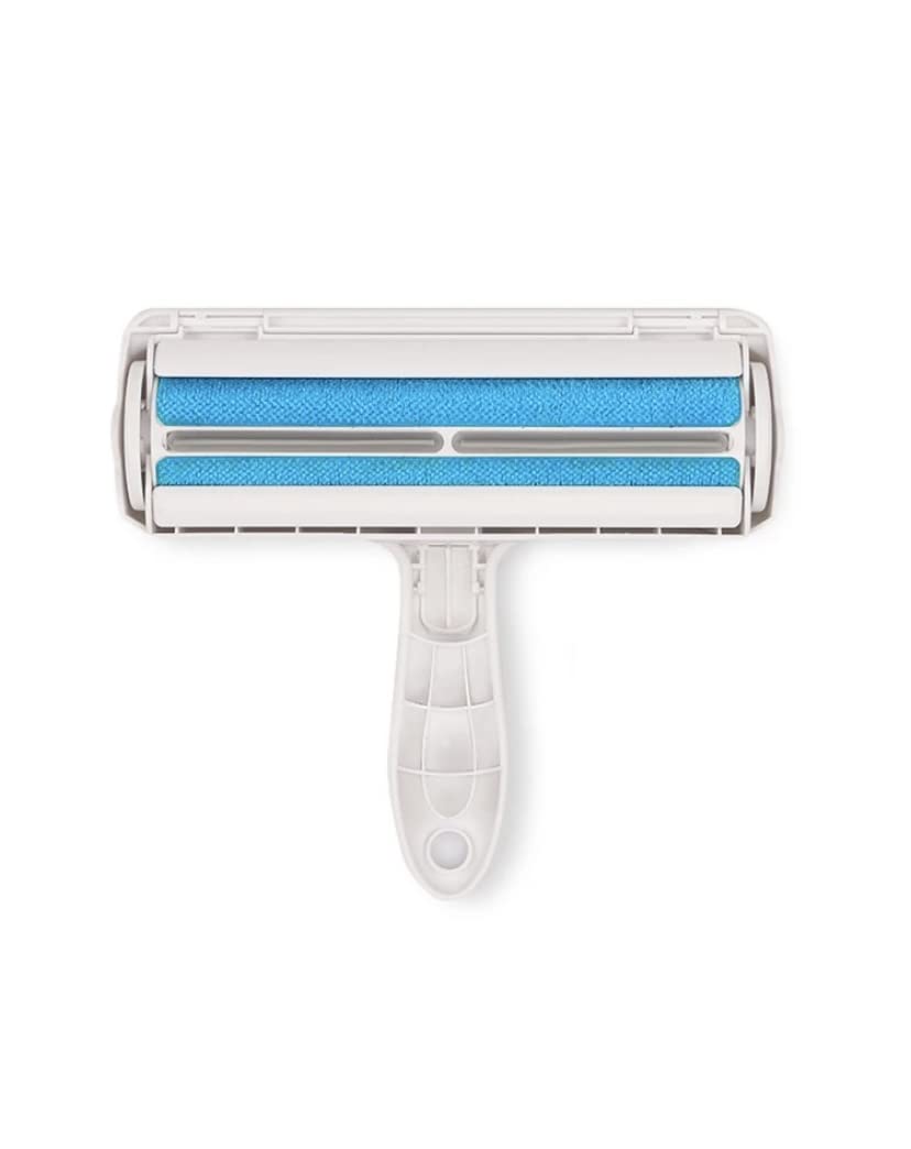 Pet Hair Remover, Reusable Hair Removal Brush, Easy to Clean Fixed Areas Pet Fur from Carpet, Furniture, Rugs, Stairs, bedding and Sofa - Blue