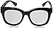Peepers by PeeperSpecs Women's Blue Light Blocking Reading Glasses & No Correction Eyewear-Center Stage Oversized, Black-Original Lens, 52 mm + 1