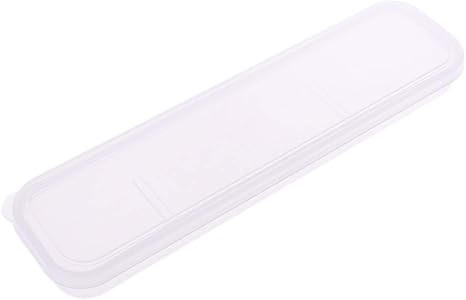 Amazon Biuuu ポータブル透明プラスチック食器ケーススプーンフォーク収納ボックスカトラリーオーガナイザー旅行 01 カトラリーケース オンライン通販
