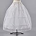 Bridess Women's Crinoline Underskirt Petticoat slip for Wedding Bridal Dress White