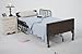 Drive Medical Delta Ultra Light Full Electric Hospital Bed with Half Rails