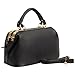 MG Collection Elpida Faux Crocodile Rhinestone Accent Doctor Handbag, Black, One Size