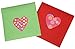 1000PCS Valentine's Day Heart Stickers Labels Roll - Party Decorations Favors Gifts Supplies