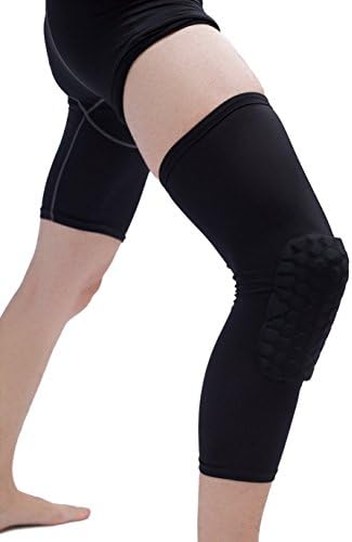Knee Pads, TLOVES 1 Pair Premium Honeycomb Knee Pads Protective Knee Sleeve Support- Helps Relieve Muscle, Joint pain, Stiffness, Soreness and More (Black, XL)