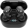 Draadloze Bluetooth 5.0-oortelefoon met oplaaddoos, ingebouwde microfoon, aanraakbediening, duur van 40 uur, 3D HD…
