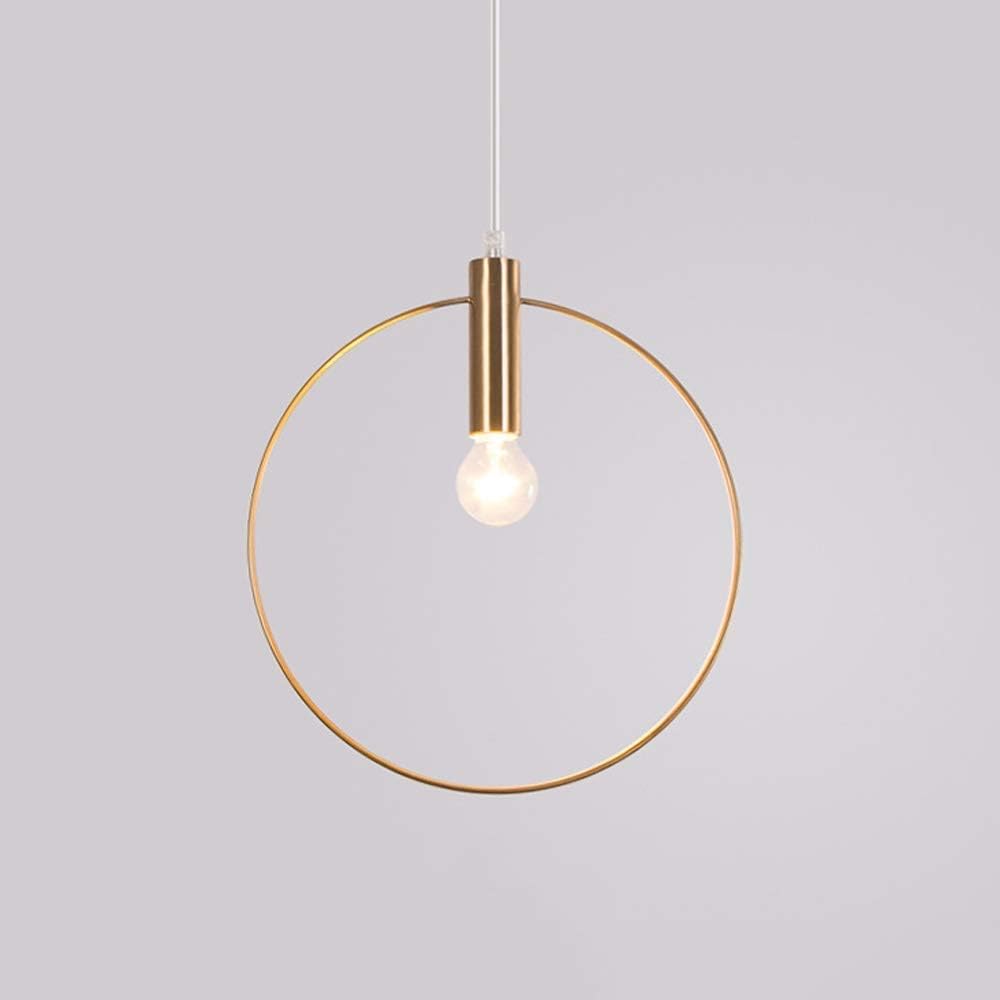 Hauptdekoration Elegante goldene runde Ring Metall moderne