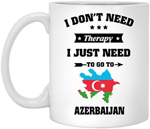 Birthday Mugs For AZERBAIJAN Coffe Mug - I Just Need To Go To AZERBAIJAN - Birthday GiftsFor Auncle, Husband - Birthday Tea Cup White ceramic 11oz