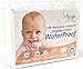 Agugu Certified Organic Cotton Crib Mattress Protector - Absolute No Liquid Penetration Baby Bed Cover | Ultra Soft on Toddler & Baby Skin | Non-Toxic, Fast Cleanup, No-Slip Backing - 28"x52"x8"