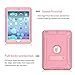 New iPad 9.7 inch 2017 Case, MAKEIT CASE Hybrid Heavy Duty Kickstand Shockproof Protective Case Cover with Stylus for 2017 Released New iPad 9.7 inch (Rose Gold)