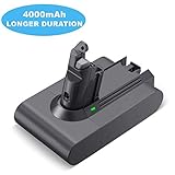4000mAh V6 Battery 21.6v Li-ion Replacement for Dyson V6 DC58 DC59 DC61 DC62 Animal DC72 DC74 Series Cordless Handhold Pet Version Vacuum