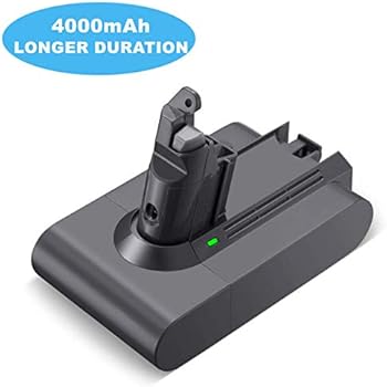 4000mAh V6 Battery 21.6v Li-ion Replacement for Dyson V6 DC58 DC59 DC61 DC62 Animal DC72 DC74 Series Cordless Handhold Pet Version Vacuum