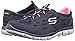 Skechers Sport Women's Gratis Bungee Fashion Sneaker,Navy/Pink,8.5 M US