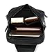 BAOSHA Stylish XB-06 PU Leather Men's Shoulder Sling Backpack Cross Body Bag Black