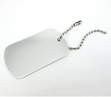 blank anodized aluminum dog tags