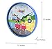 Wildkin Kids Wall Clock for Boys and Girls, Features Silent Quartz Movement, Glass and Durable Plastic Cover, Battery Not Included, Measures 12 x 1.63 x 12 Inches,Olive Kids(Trains, Planes and Trucks)