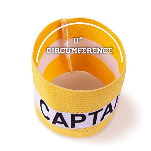 image for Crown Sporting Goods Captain Armband | Adult Team Sports Athletic Acce