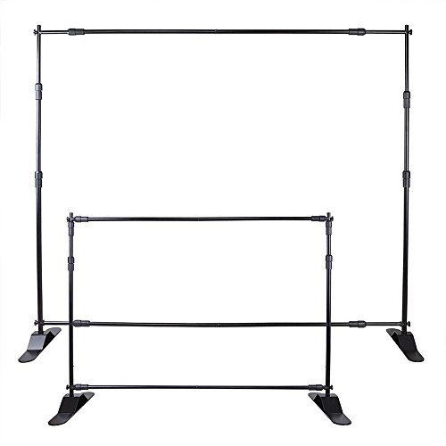 8 X 8 Exhibition Jumbo Banner Backdrop Stand Telescopic Portable