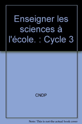 Enseigner les sciences à l'école