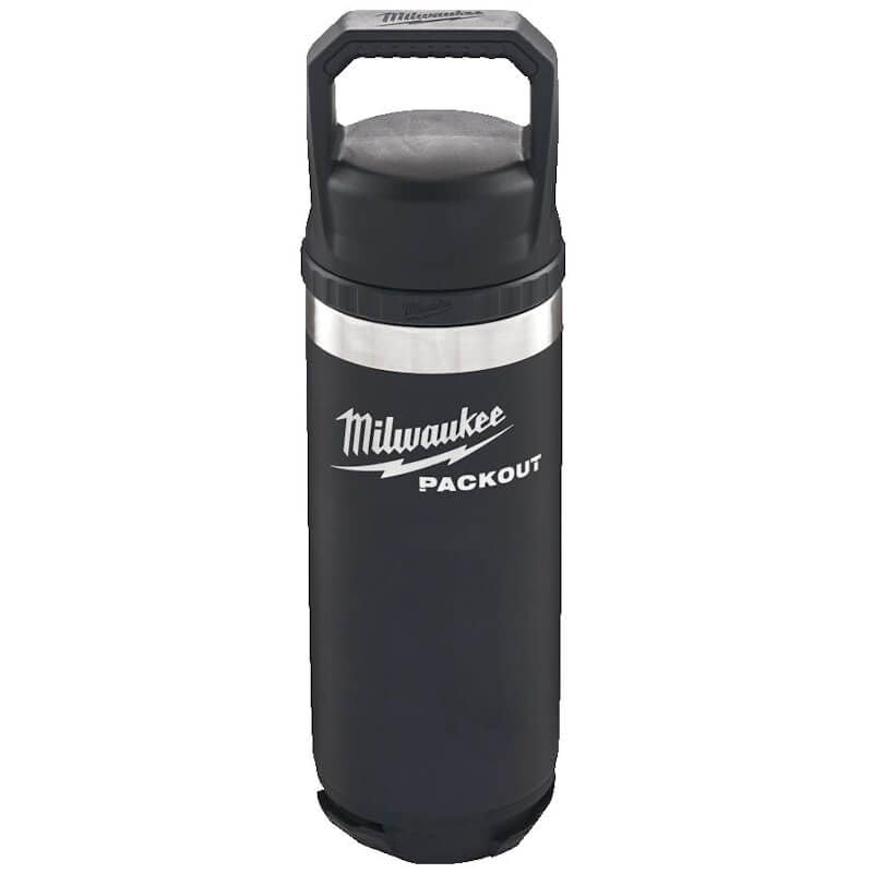 Milwaukee 4932493992 Packout 532ml Chug Lid Bottle Black