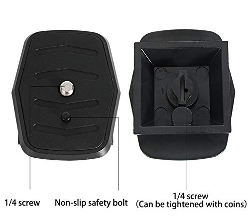 Trenro Qb-4w Quick Release Plate Replace for Velbon Cx-444 Cx-888 Cx-460 Cx-460mini Cx-470 Cx-570 Cx-690 Df-50 Sony Vct-d580rm Vct-d680rm Vct-r640