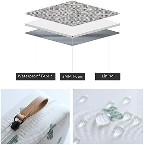 Mini Makeup Bag 2pcs Cosmetic Bag Travel Toiletry Bag Waterproof Accessories Organizer for Women (Pink) 4 Mini Makeup Bag 2pcs Cosmetic Bag Travel Toiletry Bag Waterproof Accessories Organizer for Women (Pink)