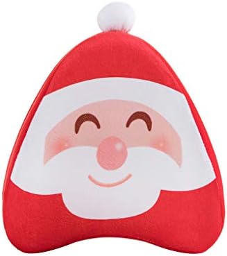 HOOPERT Leg Positioner Pillows Clip Leg Pillow Memory Cotton Cushion For Back, Hip, Legs & Knee Support Wedge & Sciatica Nerve Pressure Relief(Red (Christmas A))